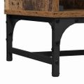 vidaXL Servírovacia skriňa Staré drevo 35 x 37 x 117 cm