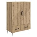 vidaXL Servírovacia skriňa Dub artisan 66 x 34,5 x 95 cm