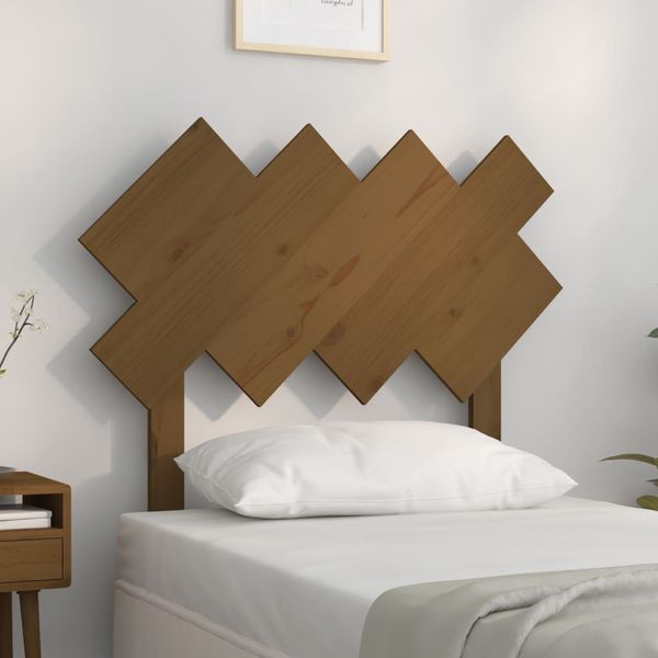 vidaXL Čelo postele medovohnedé 92x3x81 cm masívna borovica