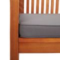 vidaXL 3-miestna záhradná lavica s vankúšmi 150 cm akáciový masív