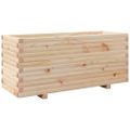vidaXL Záhradný kvetináč 110x40x49,5 cm masívna borovica