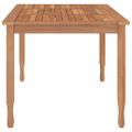 vidaXL Záhradný jedálenský stôl 200x90x75 cm tíkové masívne drevo