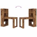 vidaXL Stôl Staré drevo Kompozitné drevo 122 x 67 x 145 cm