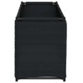 vidaXL Úložný box, čierny 105x34,5x45 cm, látka