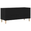 vidaXL Skrinka na gramofónové platne Čierny dub 100 x 38 x 48 cm
