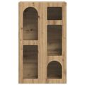 vidaXL Servírovacia skriňa ELST Remeselný dub 59 x 35 x 100,5 cm