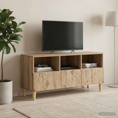vidaXL TV skrinka 102 x 34,5 x 50 cm Dub artisan Kompozitné drevo