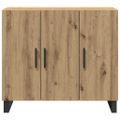 vidaXL Servírovacia skriňa Remeselný dub 90 x 34 x 80 cm