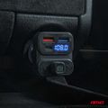 FM vysielač 2×USB-A 1×USB 12V 24V AMiO-04649