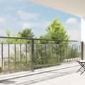 vidaXL Plachta 350 gsm Priehľadná 10 x 1,5 m PVC