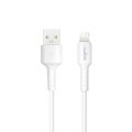 Maxlife MXUC-13 kábel USB-A - Lightning 1,0 m 3A biely