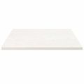 vidaXL Stolová doska biela 70x70x2,5 cm masívna borovica štvorcová