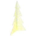 vidaXL Vianočný stromček 240 LED Teplá biela 180 cm Akryl