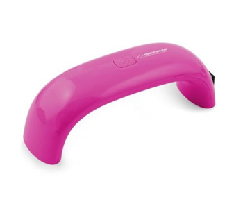 UV Lampa na nechty cestovná 9W ESPERANZA PEARL PINK EBN003P, ružová UV Lampa na nechty cestovná 9W ESPERANZA PEARL PINK EBN003P, ružová