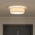 vidaXL Stropná lampa so bodmi Sivá 38 x 38 x 13,5 cm látka