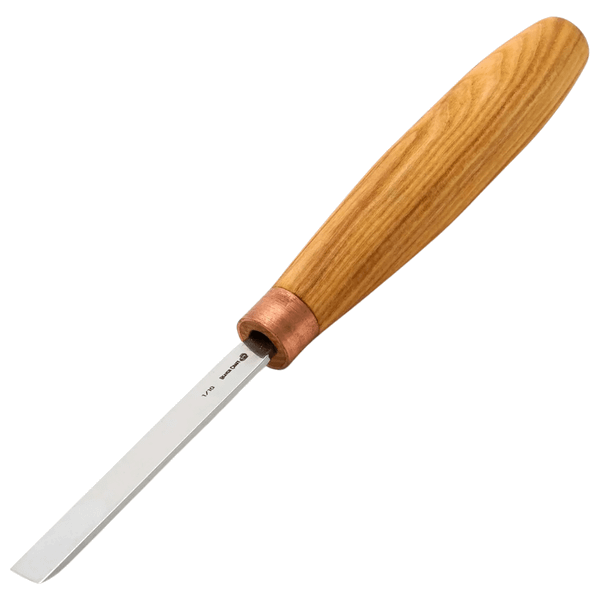 K1/10 Beavercraft Compact straight flat chisel single bevel. Sweep ?1 (10mm)
