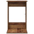 vidaXL Bočný stôl Staré drevo 40 x 38 x 62,5 cm Kompozitné drevo