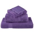 vidaXL Prémiové uteráky SOLUND 2 ks fialové 100x200cm 600 g/m2