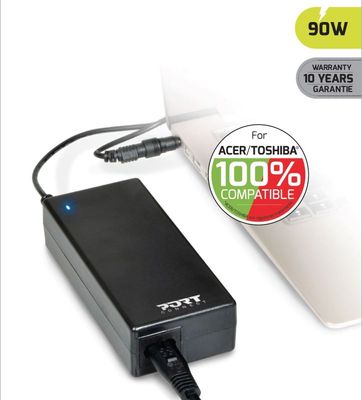 PORT CONNECT ACER/TOSHIBA 100% napájací adaptér k notebooku, 19V, 4,74 A, 90W, 3x ACER/TOSHIBA konektor