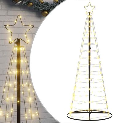 vidaXL LED vianočný stromček 200 LED teplá biela 180 cm