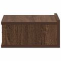 vidaXL Nástenné nočné stolíky 2 ks hnedý dub 40x30x15cm sprac. drevo