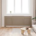 vidaXL Kryt na radiátor 205 cm MDF