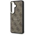 Puzdro Guess 4G Embossed Ring MagSafe pre Samsung Galaxy S26 Plus hnedá