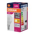 OSRAM LED žiarovka P40 E14 4,9W 2700K matná, teplá biela