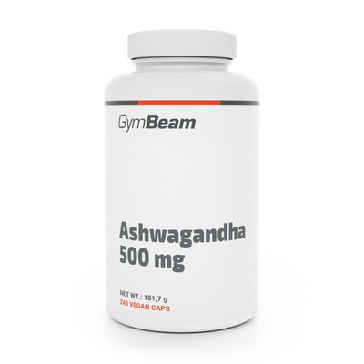 Ashwagandha 500 mg - GymBeam, 240 kaps.