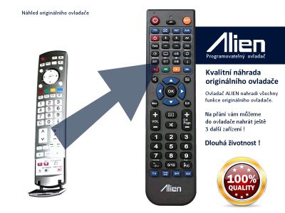 Diaľkový ovládač ALIEN Panasonic N2QAKB000059