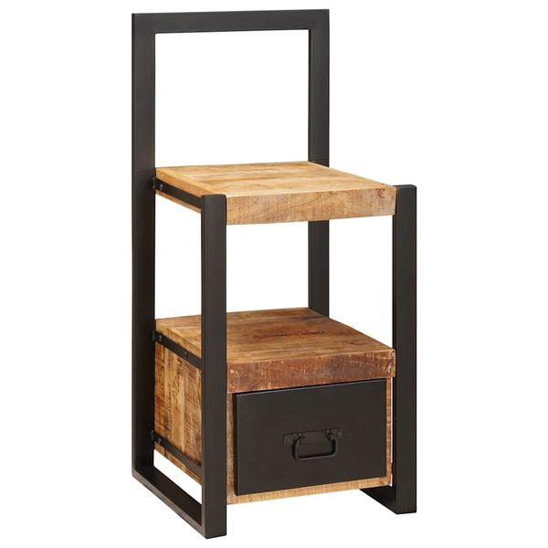 vidaXL Stojan na oblečenie Hnedá 40 x 40 x 90 cm Masívne mango drevo