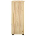 vidaXL Koliesková skriňa 53 x 39 x 103 cm Masívne borovicové drevo