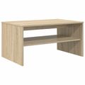 vidaXL Konferenčný stolík Sonoma dub 80 x 50 x 40 cm Kompozitné drevo