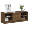 vidaXL TV skrinka hnedý dub 102x35,5x36,5 cm spracované drevo
