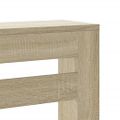 vidaXL Kryt na radiátor dub sonoma 205x21,5x83,5 cm kompozitné drevo