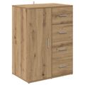 vidaXL Servírovacia skriňa Remeselný dub 59 x 39 x 80 cm