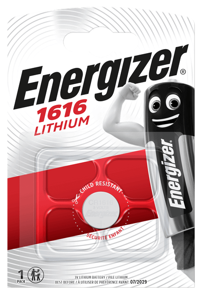 Energizer CR1616 1ks lítiová gombíková batéria EN-E300163700