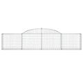 vidaXL Oblúkový gabionový kôš 20 ks 300x30x60/80 cm pozinkované železo