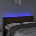 VidaXL Čelo postele hnedé 147x16x78/88 cm umelá koža