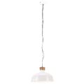 vidaXL Industriálna závesná lampa 32 cm, biela E27