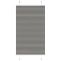 vidaXL plisovaná roleta antracitová 80x100 cm Šírka látky 79,4 cm