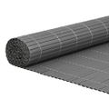 vidaXL Záhradný plot obojstranný sivý 1,8x3 m PVC