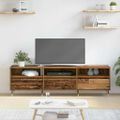 vidaXL TV skrinka 150 x 30 x 45 cm Staré drevo Kompozitné drevo