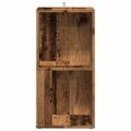 vidaXL Rohová skrinka Old Wood 33x33x67 cm Engineered Wood