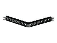 Uhlový patch panel pre 48 modulov? 1U