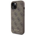 Obal Guess pre iPhone 15 6,1" GUHCP15SG4GFBR hnedá HC PU 4G Metal Logo