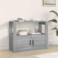 vidaXL Komoda sivý dub sonoma 80x30x60 cm spracované drevo