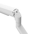 Neomounts  DS70-250WH1 Neomounts NEXT Slim Desk Mount, single display (topfix clamp/grommet), white Držák, VESA, stolní, pro plochý/zakrivený monitor, úhloprícka 17–35", náklon 90°, otácení 180°, rotace 360°, nosnost 9kg, bílý