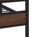 vidaXL Posteľný rám bez matraca s predným a zadným čelom 90x200 cm