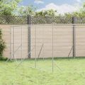 vidaXL Vonkajší koterec pre psov strieborný 6x14x2 m pozinkovaná oceľ